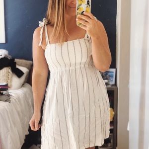 SHOW ME YOUR MUMU Striped Tie Sundress